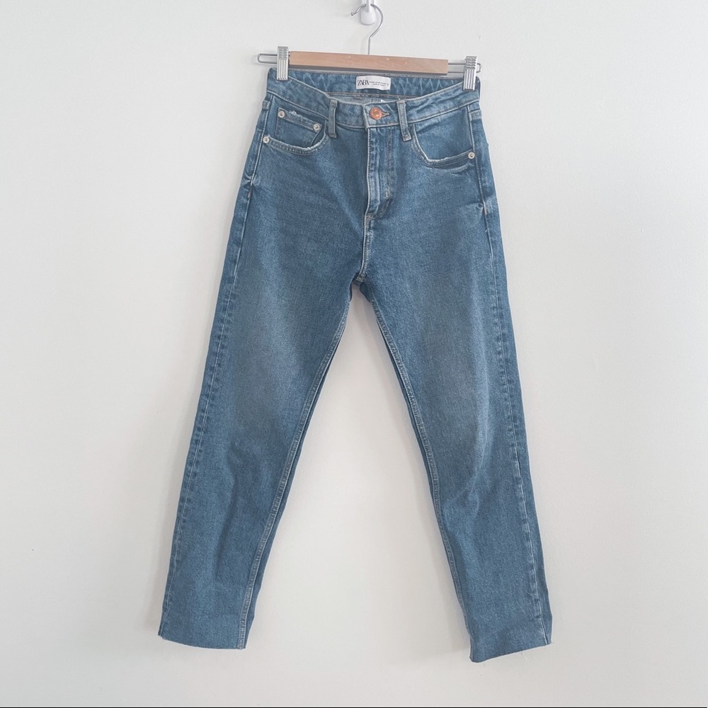 Zara Slim Fit High Rise Jeans
